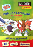 Duden Leseprofi – Mal- und Lernspaß für Erstleser. Mitten im Zauberwald: 40 magische Aufgaben – zuhause lernen