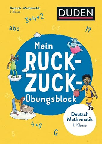 DUDEN Mein Ruckzuck-Übungsblock Deutsch/Mathe 1. Klasse