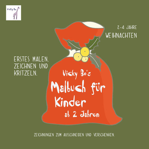 Malbuch Weihnachten ab 2 Jahren