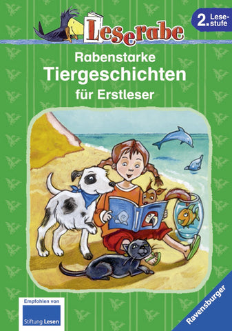 Rabenstarke Tiergeschichten für Erstleser mit viele knifflige Rätsel