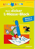 LERNSTERN Mein dicker 1.-Klasse-Block Mathe & Deutsch: Viele bunte Übungen mit Lösungsteil