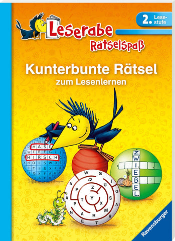 Leserabe: Kunterbunte Rätsel zum Lesenlernen (2. Lesestufe)