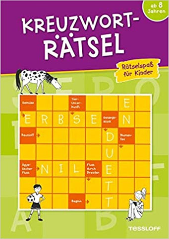 Kreuzworträtsel ab 8 Jahren (Grün): Spielen und Beschäftigen (Rätsel, Spaß, Spiele)