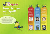 Leserabe: Sticker-Kreuzworträtsel zum Lesenlernen (2. Lesestufe), türkis (Leserabe - Rätselspaß)